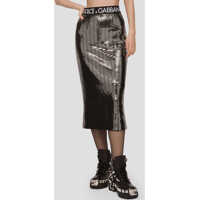 Fuste Jersey Skirt With Sequins Femei