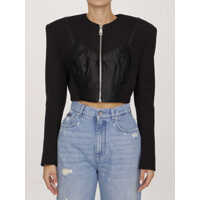 Sacouri Cropped Bustier Jacket Femei
