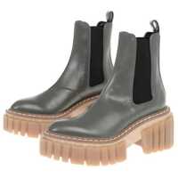 Botine Faux-Leather Emilie Pointed-Toed Chelsea Booties With Statem Femei