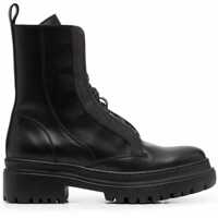 Botine Leather Ankle Boots Femei