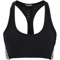 Lenjerie intima DSQUARED2 Dama - Sutiene DSQUARED2 Logo Spors Bra BLACK Femei (BM 9315260) - B-mall.ro