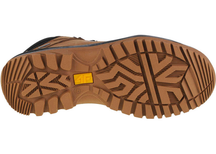 Bocanci de munte 4F Mens Trek Brown Barbati (BM 9316484) 4