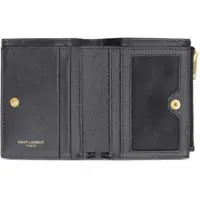 Portofele Saint Laurent Dama - Portofele Saint Laurent Wallet BLACK Femei (BM 9316601) - B-mall.ro