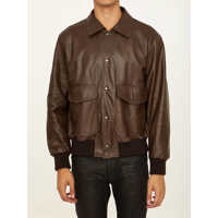 Bomber jacket Leather Jacket Barbati