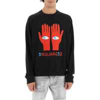 Bluze Eyes On Hand Sweatshirt Barbati