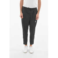 Pantaloni de trening Ankle Zipped Solid Color Joggers Barbati