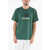 Converse All Star Front Logo-Printed Crew-Neck T-Shirt Green