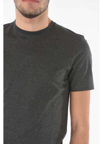 Tricouri Hugo Boss Crewneck Tiburt T-Shirt Gray Barbati (BM 9320381) 3