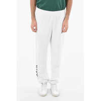 Pantaloni de trening Logo Embroidered Solid Color Joggers Barbati