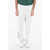 Nike Logo Embroidered Solid Color Joggers White