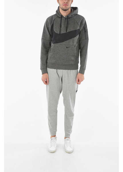 Bluze de trening Nike Maxi Patch Pocket Therma Fit Hoodie Gray Barbati (BM 9321080) 4