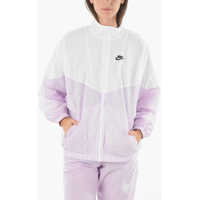 Jachete Two-Tone Nylon Windbreaker With Zip Closure Femei