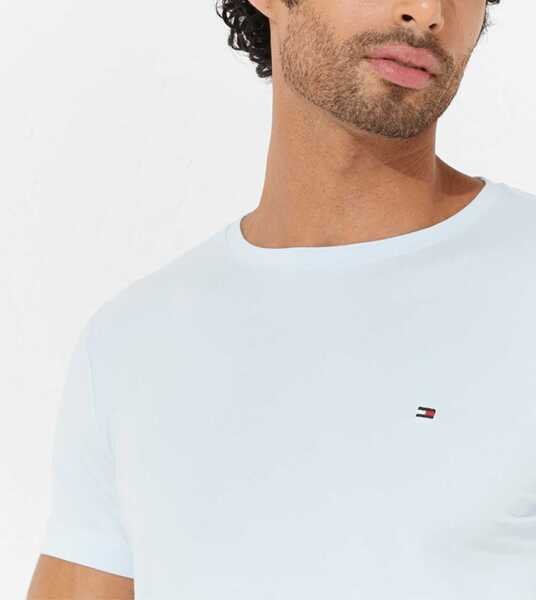 Tricouri Tommy Hilfiger EXTRA SLIM FIT T-SHIRT Blue Barbati (BM 9321734) 2