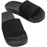 Papuci pentru Barbati - Papuci Tommy Hilfiger JEANS KNIT POOLSLIDE Black Barbati (BM 9321827) - B-mall.ro
