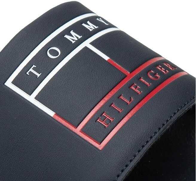 Papuci Tommy Hilfiger STRIPS HILFIGER POOL SLIDE Navy Barbati (BM 9321863) 3