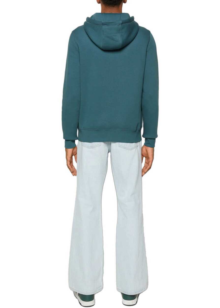 Hanorace Tommy Hilfiger FLEX FLEECE LOGO HOODY Blue Barbati (BM 9321881) 2