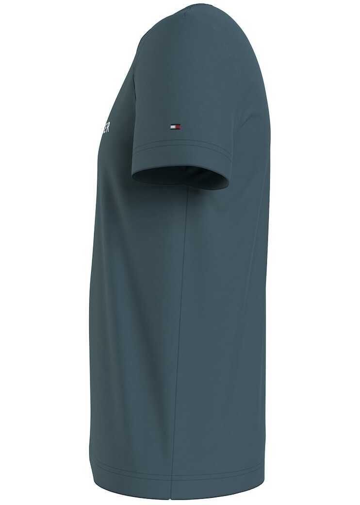 Tricouri Tommy Hilfiger SLIM FIT ORGANIC COTTON T-SHIRT Blue Barbati (BM 9321884) 2