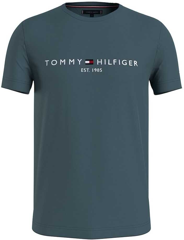 Tommy Hilfiger SLIM FIT ORGANIC COTTON T-SHIRT Blue