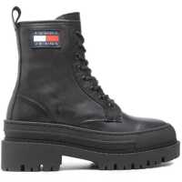 Ghete JEANS LACE UP BOOT Femei