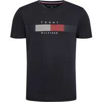 Tricouri Tommy Hilfiger CHEST CORP STRIPE GRAPHIC TEE