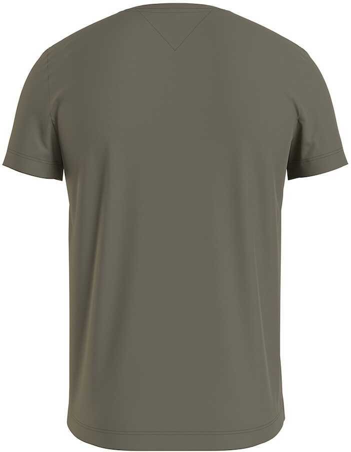 Tricouri Tommy Hilfiger ORGANIC COTTON LOGO T-SHIRT Green Barbati (BM 9321974) 2