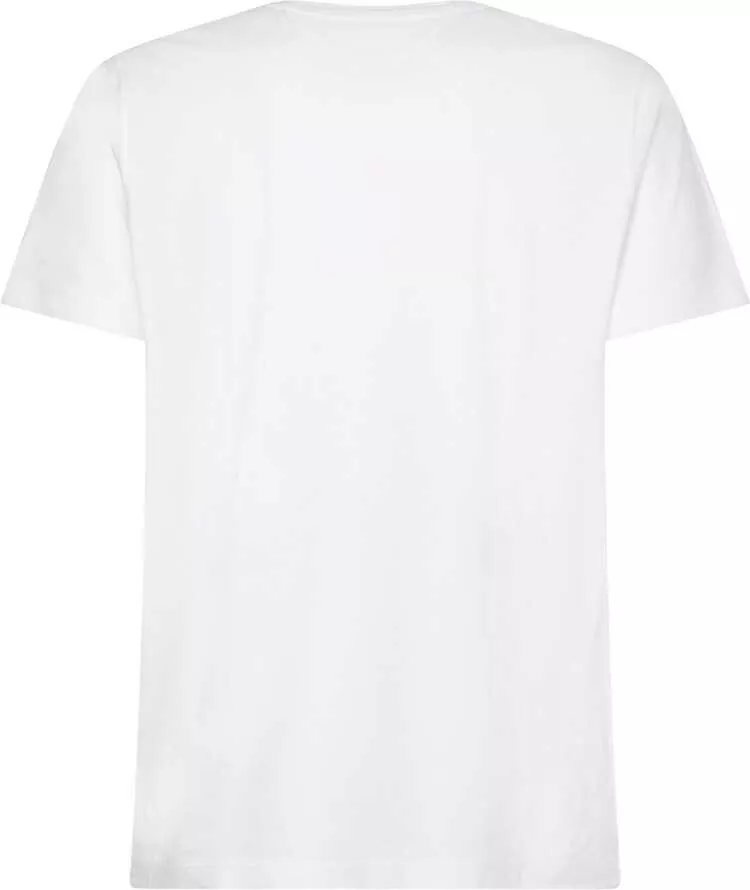 Tricouri Tommy Hilfiger REGULAR T-SHIRT EMBROIDED FLAG White Barbati (BM 9321986) 2