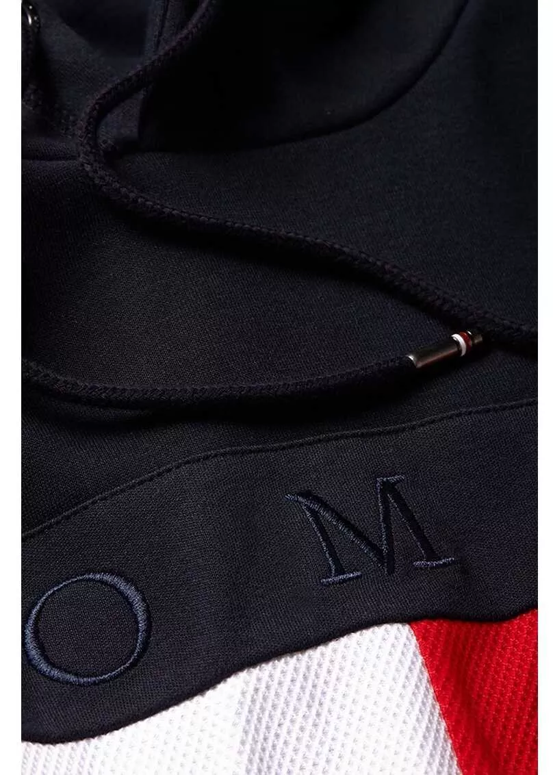 Hanorace Tommy Hilfiger STRUCTURE FLAG HOODY Navy Barbati (BM 9321992) 3