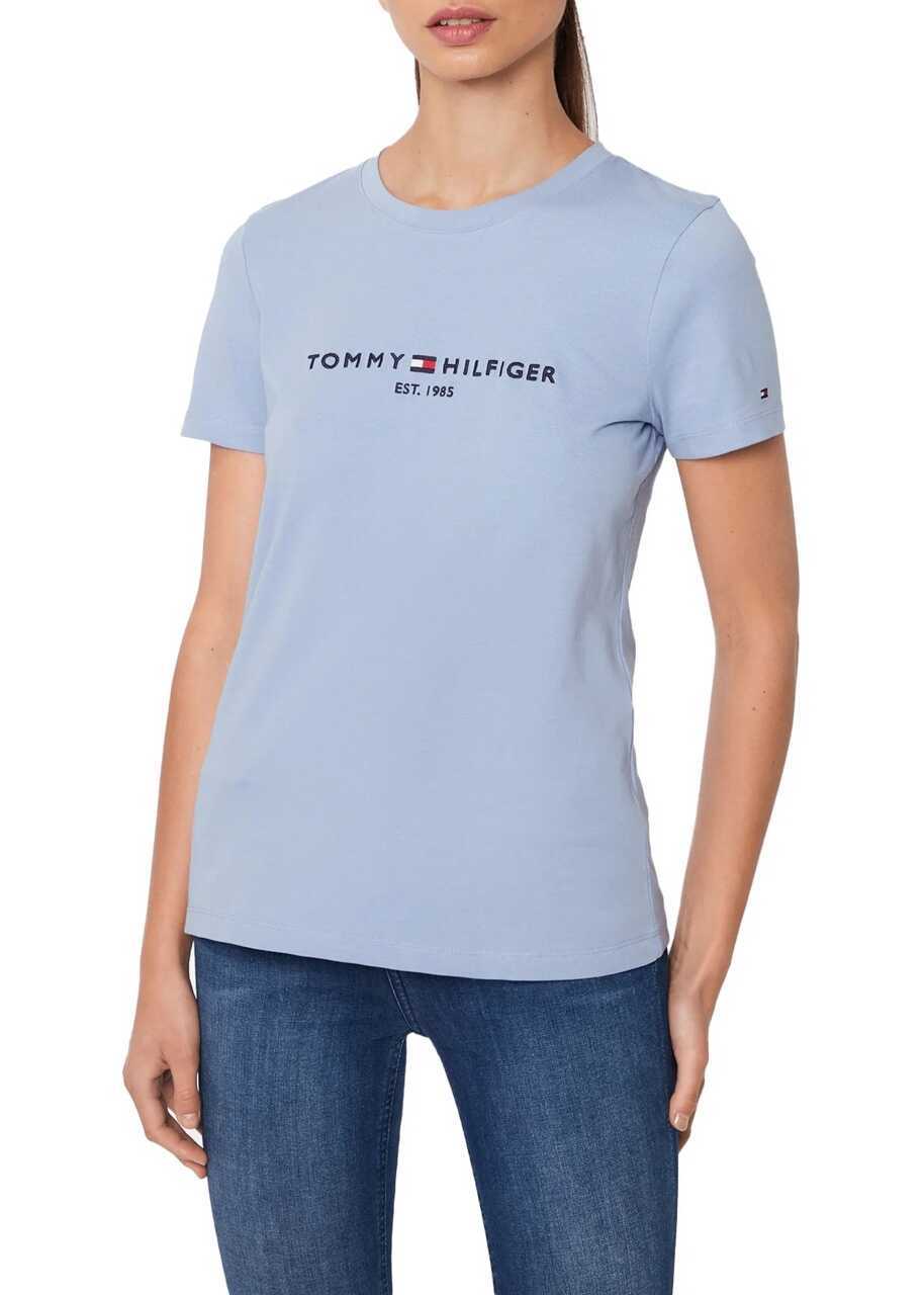 Tricouri Tommy Hilfiger Tricou dama regular fit Blue Femei (BM 9322031) 2