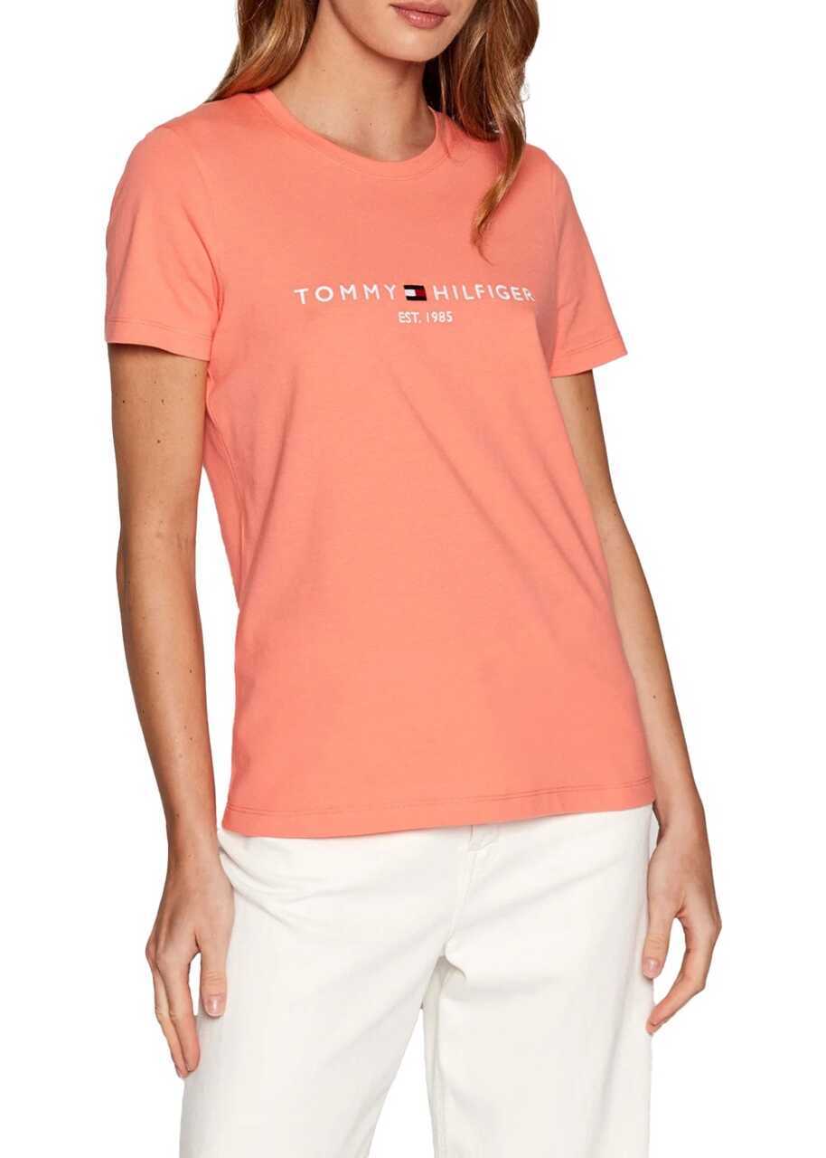 Tricouri Tommy Hilfiger Tricou dama portocaliu Orange Femei (BM 9322040) 2