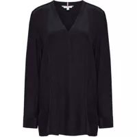 Camasi casual LONG SLEEVE V-NECK RELAXED FIT BLOUSE Femei