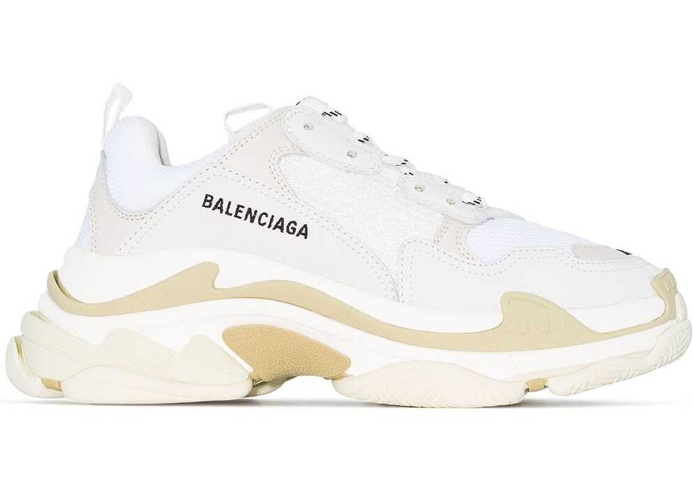 Balenciaga Leather Sneakers WHITE