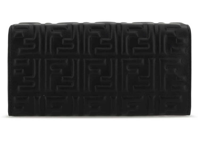 Portofele Fendi Chain Wallet NEROORO SOFT Femei (BM 9324020) 3