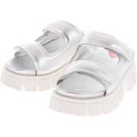 Sandale fara toc Love 5Cm Metallic Leather Touch Trap Closure Tassel70 Sandal Femei