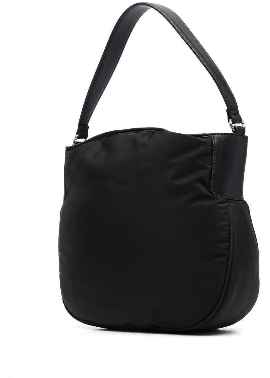 Genti tip postas Moschino Love Golden Logo Solid Color Nylon Bag Black Femei (BM 9336176) 3