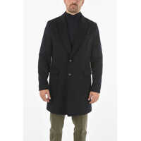 Paltoane Cc Collection Coat Peak Lapel Wool Blend Coat Barbati