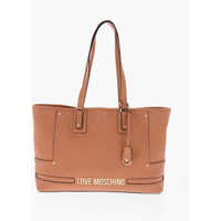 Genti de umar Love Golden Logo Faux Leather Tote Bag Femei