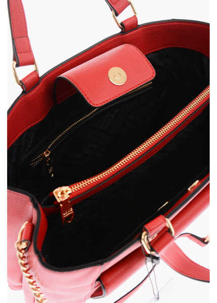 Genti de umar Moschino Love Faux Leather Rectangular Bag With Maxi Patch Pocket Red Femei (BM 9337388) 4