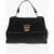 Moschino Love Turn Lock Closure Faux Leather Bag With Removable Shoul Black