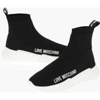 Sneakers Love Solid Color Running35 Sock Sneakers With Contrasting So Femei