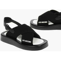Sandale fara toc Love Braided Row30 Sandals With Leather Closure Femei
