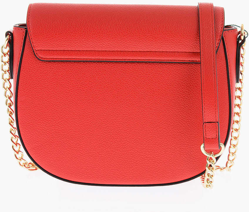 Genti tip postas Moschino Love Chain Shoulder Strap Faux Leather Bag Red Femei (BM 9338321) 2