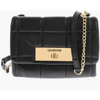 Genti tip postas Love Quilted Faux Leather Bag With Removable Shoulder Strap Femei