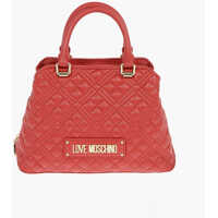 Genti de mana Love Faux Leather Quilted Tote Bag With 3-Compartment Femei