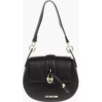 Genti de umar Love Faux Leather Crossbody Bag With Heart Shaped Charm Femei