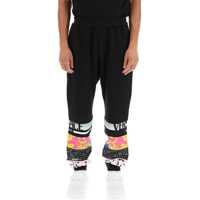 Pantaloni de trening Mitchel Fit Sweatpants With Patchwork Barbati
