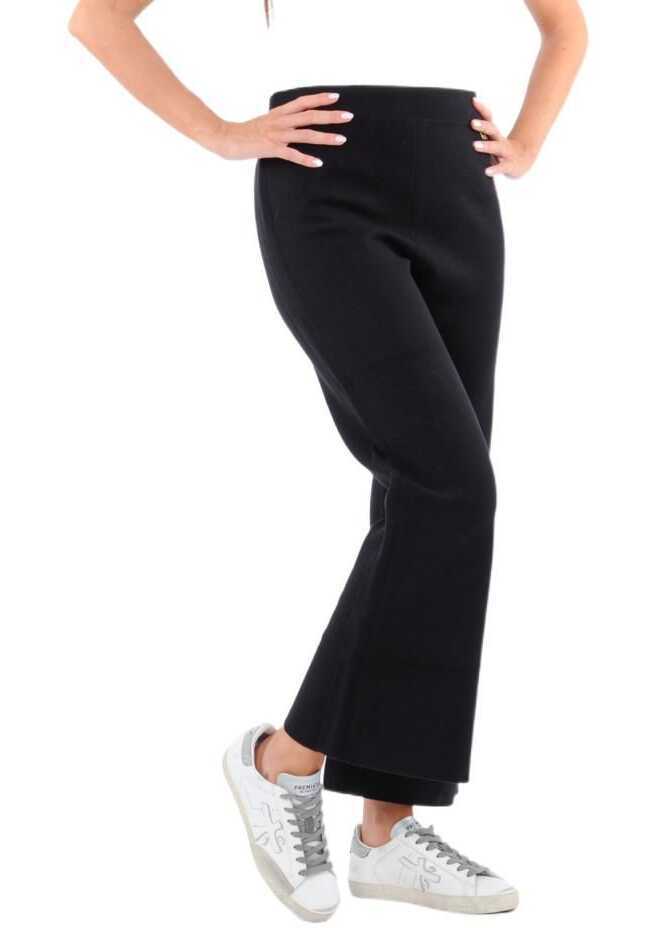 Pantaloni Twin-set Simona Barbieri Other Materials Pants BLACK Femei (BM 9341688) 4