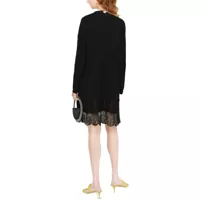 Imbracaminte Twin-set Simona Barbieri Dama - Rochii Twin-set Simona Barbieri Viscose Dress BLACK Femei (BM 9341691) - B-mall.ro