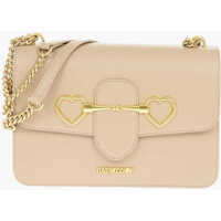 Genti de umar Love Faux Leather Shoulder Bag With Maxi Clam Heart Clamp Femei
