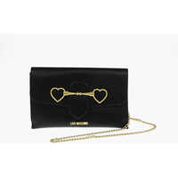 Genti plic Love Removable Chain Shoulder Strap Faux Leather Clutch Femei