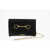 Moschino Love Removable Chain Shoulder Strap Faux Leather Clutch Black